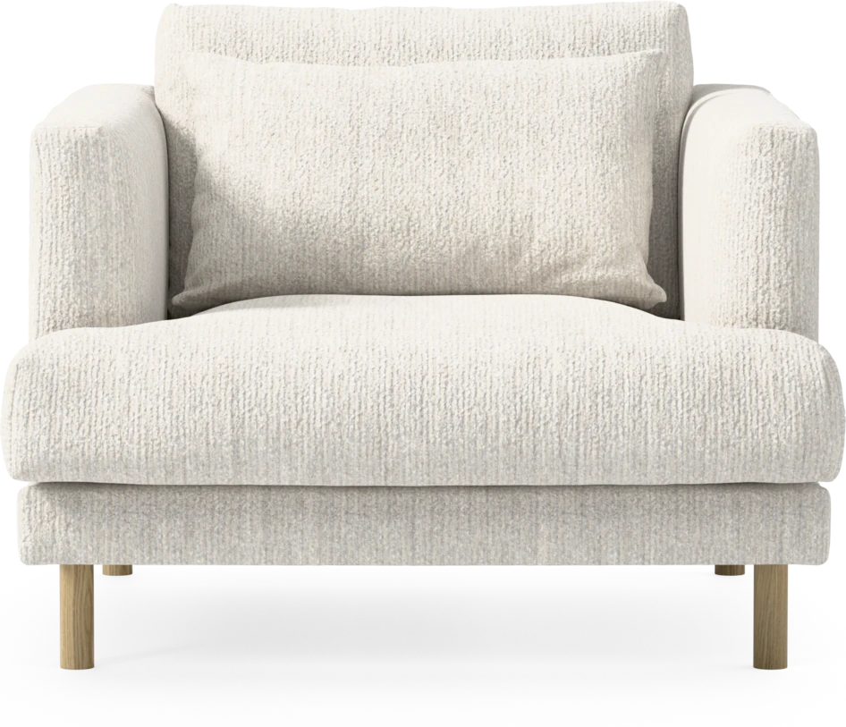 Harper - Fåtölj, 75 cm - Vit