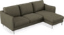 Madison Lux - 2-sits soffa med schäslong höger - Brun