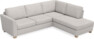 Friday - 2,5-sits soffa med divan höger - Grå