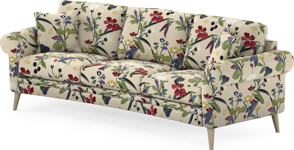 Eden - 3-sits soffa svängd - Flerfärgad