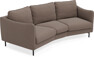 Madison - 3-sits soffa svängd, 70 cm - Brun