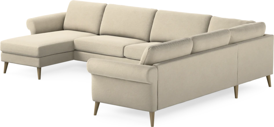 Bridge - Hörnsoffa, 3+2-sits med schäslong vänster - Beige