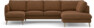 Madison Lux - 2-sits soffa med schäslong vänster och divan höger - Brun