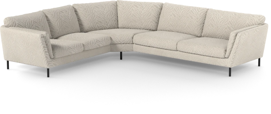 Madison Lux - Hörnsoffa 2+3-sits, hörn 2 - Vit