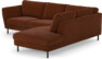 Madison Lux - 2-sits soffa med divan höger - Orange