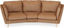 Madison - 3-sits soffa svängd, 70 cm - Orange