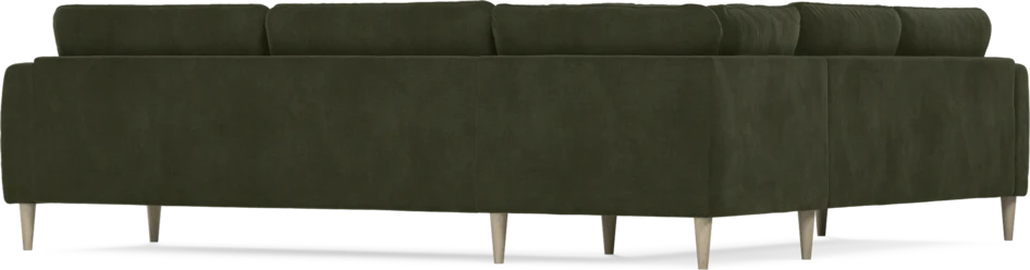 Bridge - Hörnsoffa, 2+3-sits - Grön