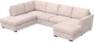 Friday - 3-sits soffa med divan vänster och schäslong höger - Rosa