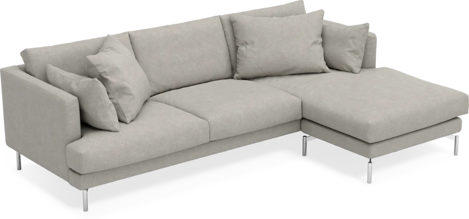 Harper - 4-sits med schäslong höger  - Beige