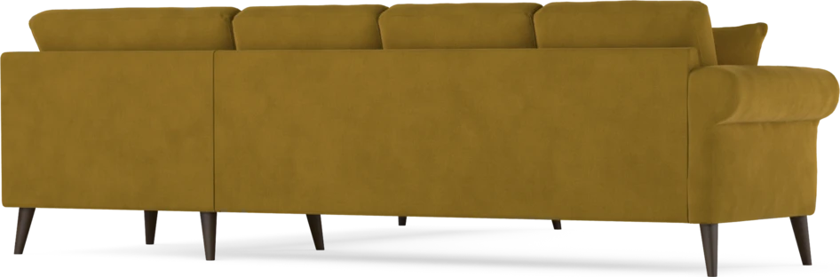 Eden - Hörnsoffa, 3+3-sits - Gul