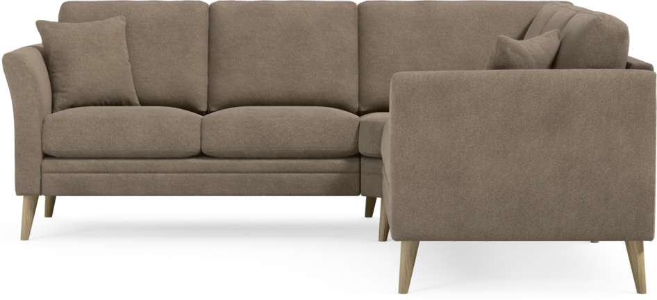 Eden - Hörnsoffa, 2+2-sits - Brun