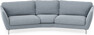 Madison - 3-sits soffa svängd, 90 cm - Blå