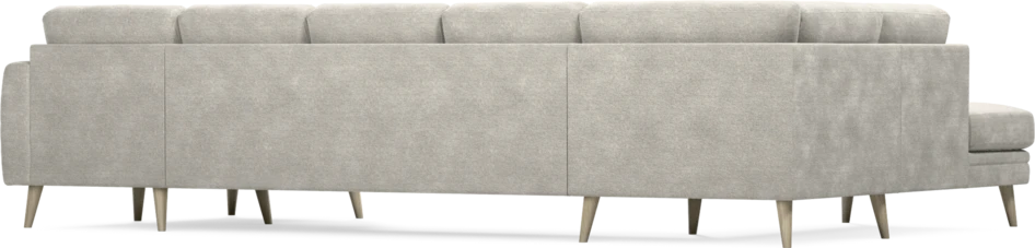 Eden - 3-sits soffa med divan vänster och schäslong höger - Grå