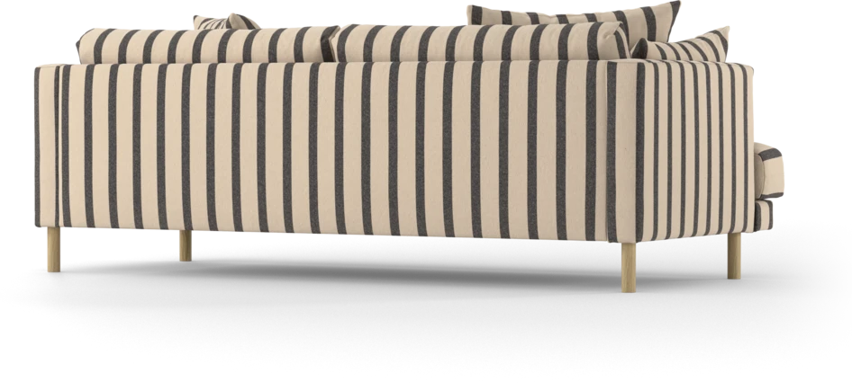 Harper - 3-sits soffa, hel dyna - Flerfärgad