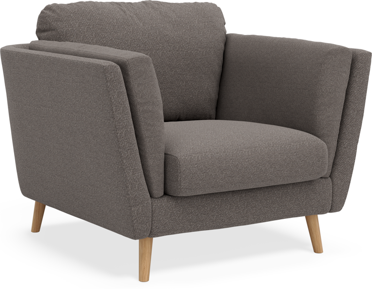 Madison Lux - Fåtölj, 70 cm - Brun