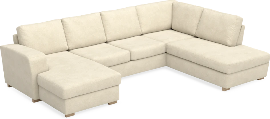 Friday - 3-sits soffa med schäslong vänster och divan höger - Beige