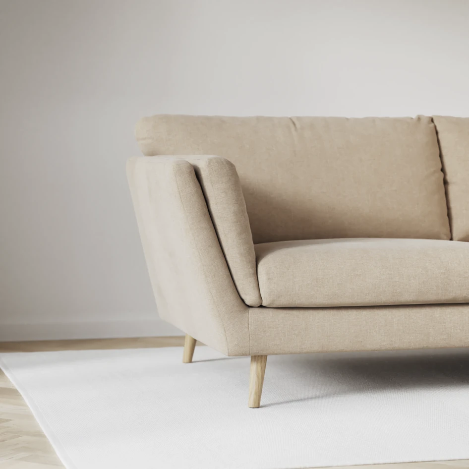 Madison Lux - Hörnsoffa med schäslong höger - Beige