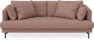 Harper - 3-sits soffa, hel dyna - Rosa