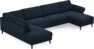 Bridge - 3-sits soffa med divan vänster och schäslong höger - Blå