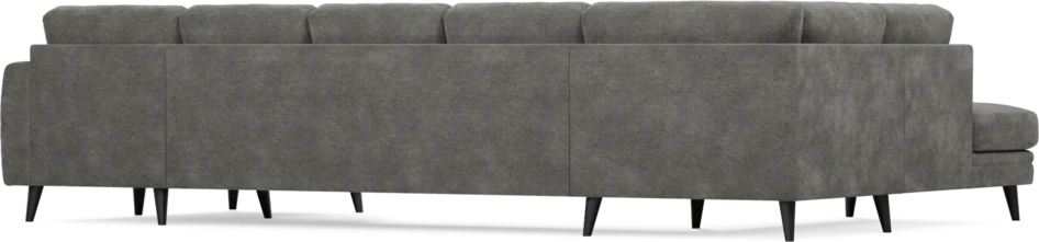 Eden - 3-sits soffa med divan vänster och schäslong höger - Grå