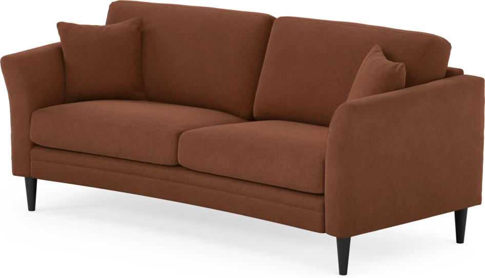 Eden - 2,5-sits soffa svängd - Orange