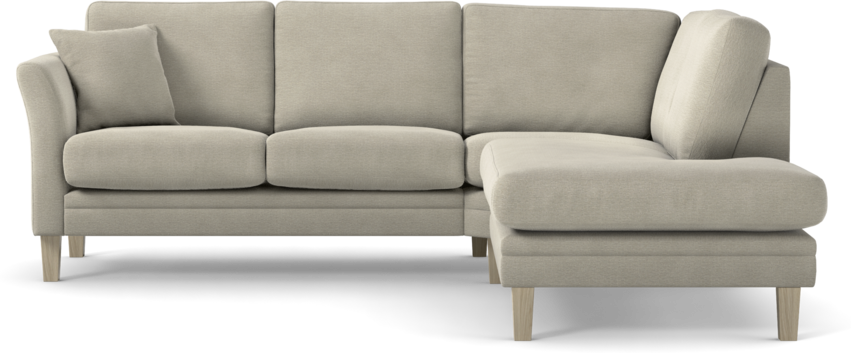 Eden - 2-sits soffa med divan - Brun