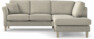 Eden - 2-sits soffa med divan - Brun