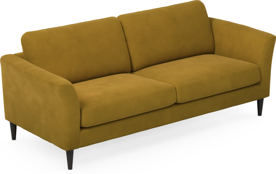 Bridge - 3-sits soffa - Gul