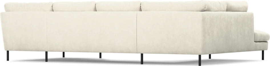 Madison - 2-sits soffa med divan vänster och schäslong höger - Vit