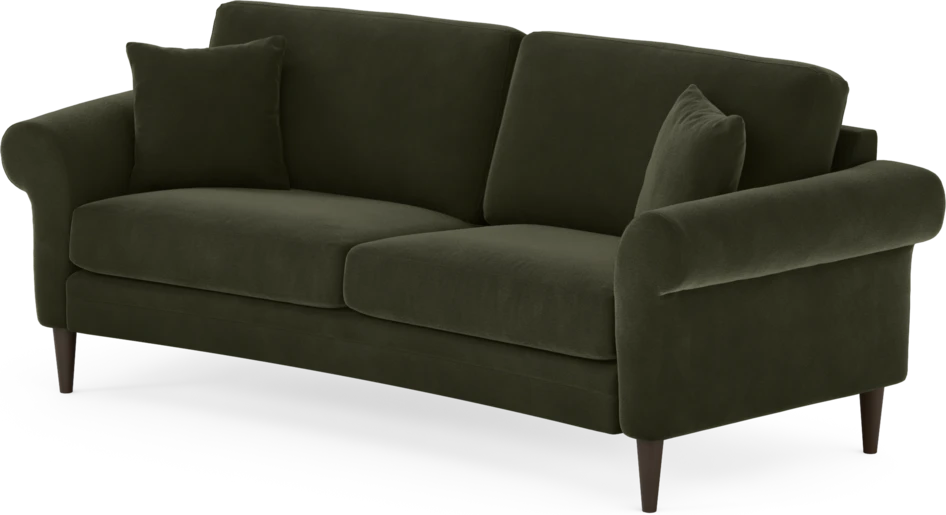 Eden - 2,5-sits soffa svängd - Grön