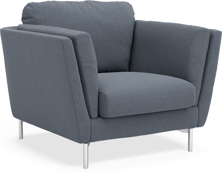 Madison Lux - Fåtölj, 70 cm - Blå