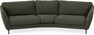 Madison - 3-sits soffa svängd, 90 cm - Grön