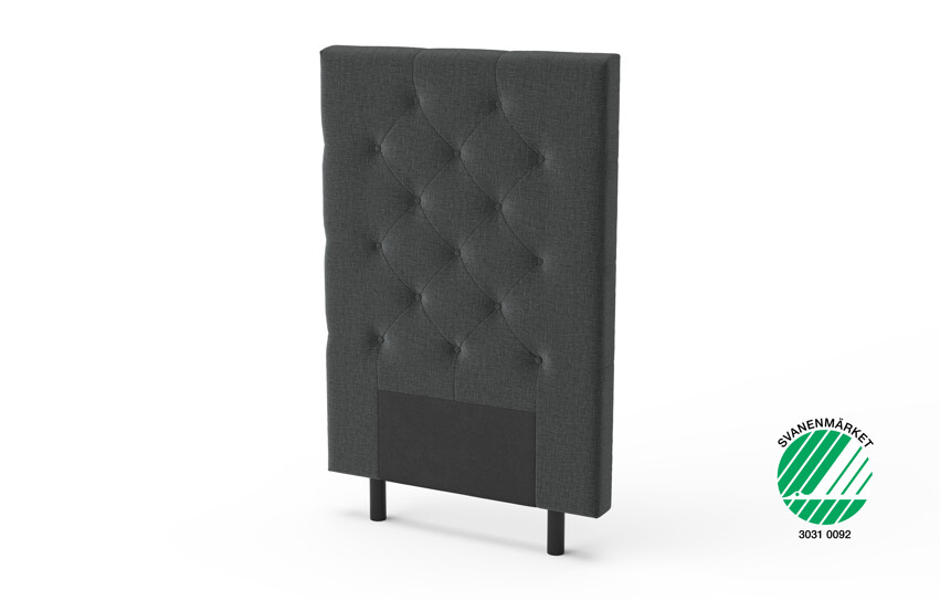 Sense - Sänggavel, B 90-140 cm - Grå