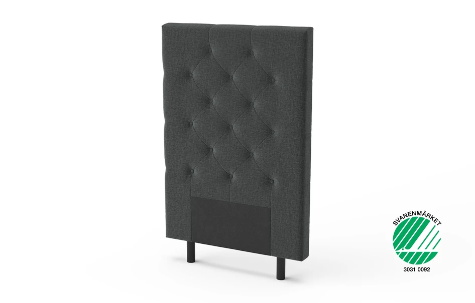 Sense - Sänggavel, B 90-140 cm - Grå