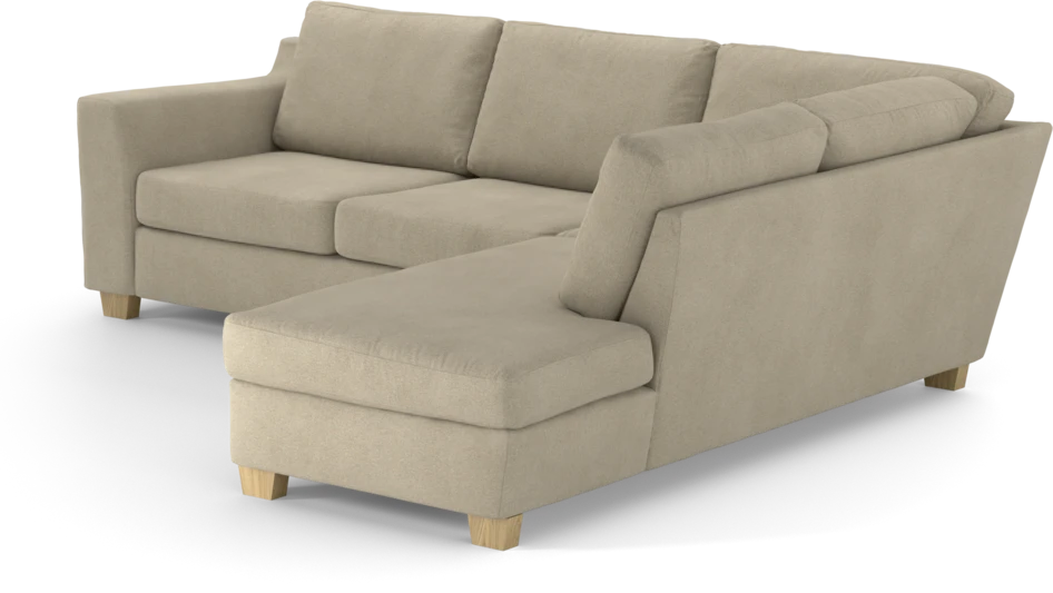 Friday - 2,5-sits soffa med divan höger - Beige