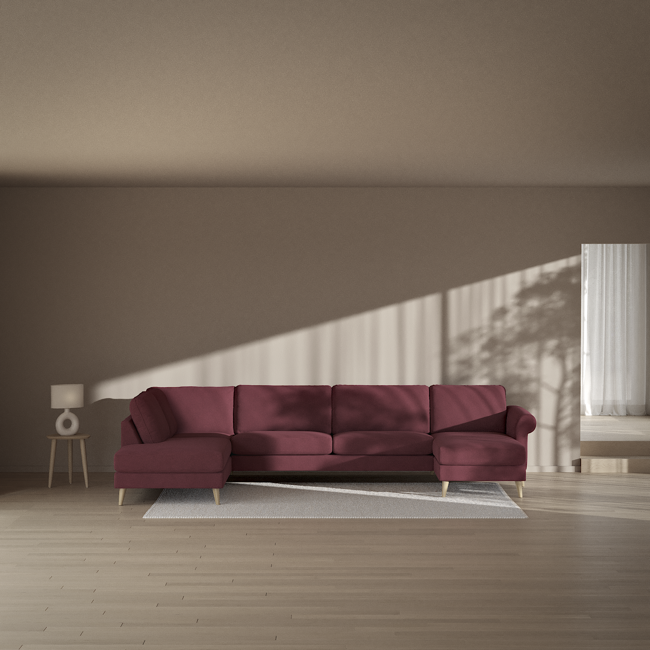 Bridge - 3-sits soffa med divan vänster och schäslong höger - inspiration