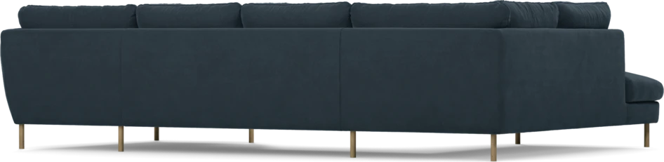 Madison - 2-sits soffa med divan vänster och schäslong höger - Blå
