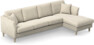 Eden - 3-sits soffa med schäslong - Beige