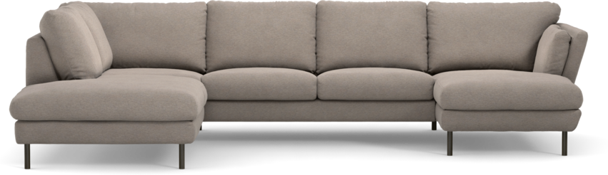 Madison Lux - 2-sits soffa med divan vänster och schäslong höger - Beige