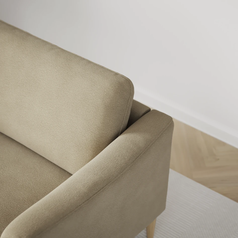Bridge - 3-sits soffa med schäslong vänster och divan höger - Beige