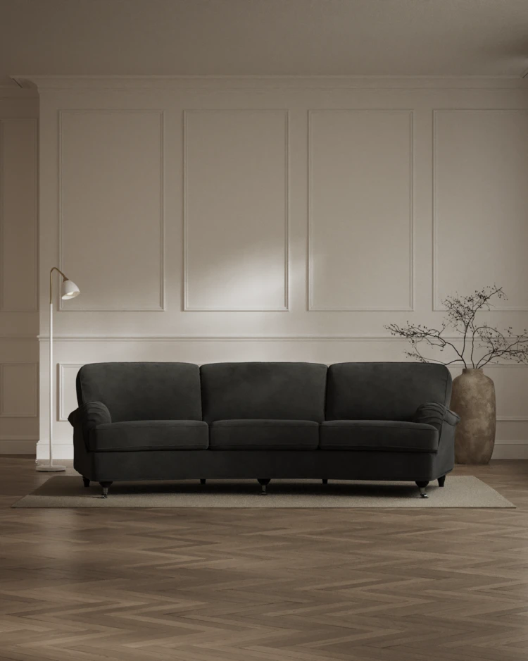 Oxford - 3-sits soffa svängd - inspiration
