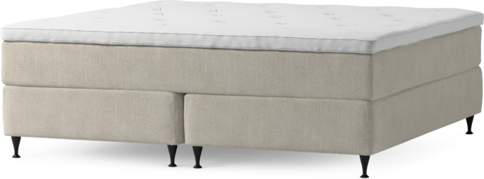 Delux Exclusive, Kontinentalsäng, dubbelsäng med bäddmadrass och sängben