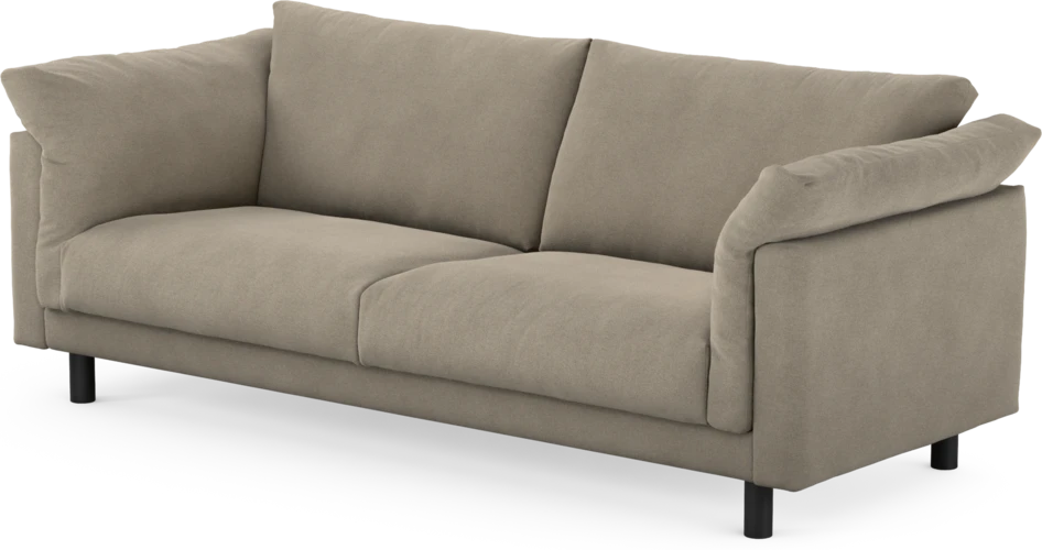 Cherrie - 3-sits soffa, fast klädsel - Beige
