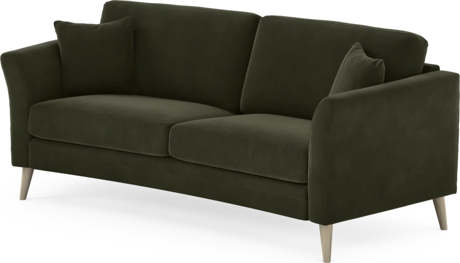 Eden - 2,5-sits soffa svängd - Grön