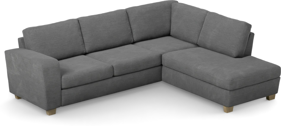 Friday - 2,5-sits soffa med divan höger - Grå