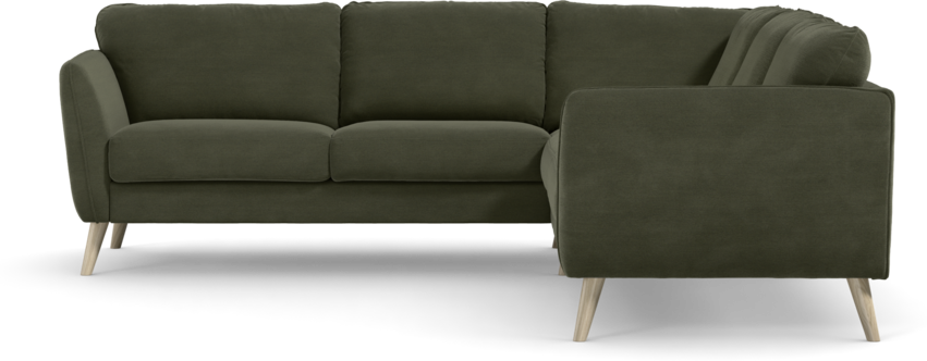 Bridge - Hörnsoffa, 2+2-sits - Grön