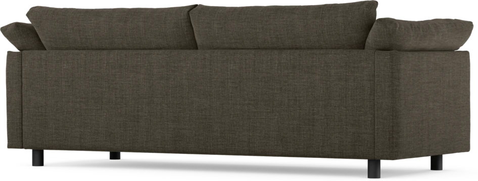 Cherrie - 3-sits soffa, fast klädsel - Brun