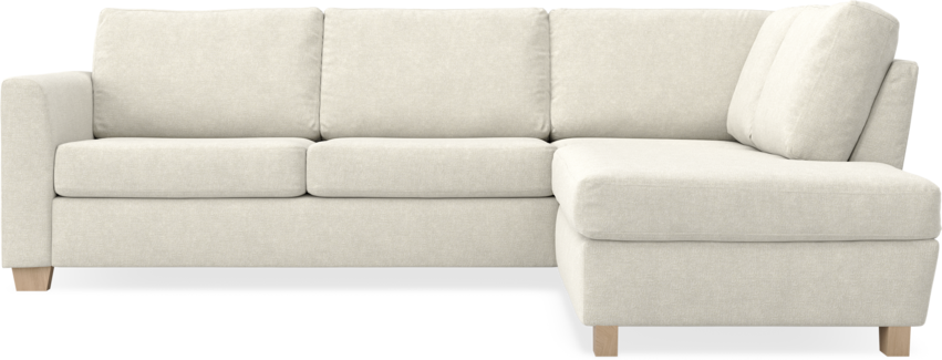 Friday - 2,5-sits soffa med divan höger - Vit