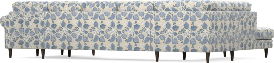 Eden - 3-sits soffa med divan vänster och schäslong höger - Flerfärgad