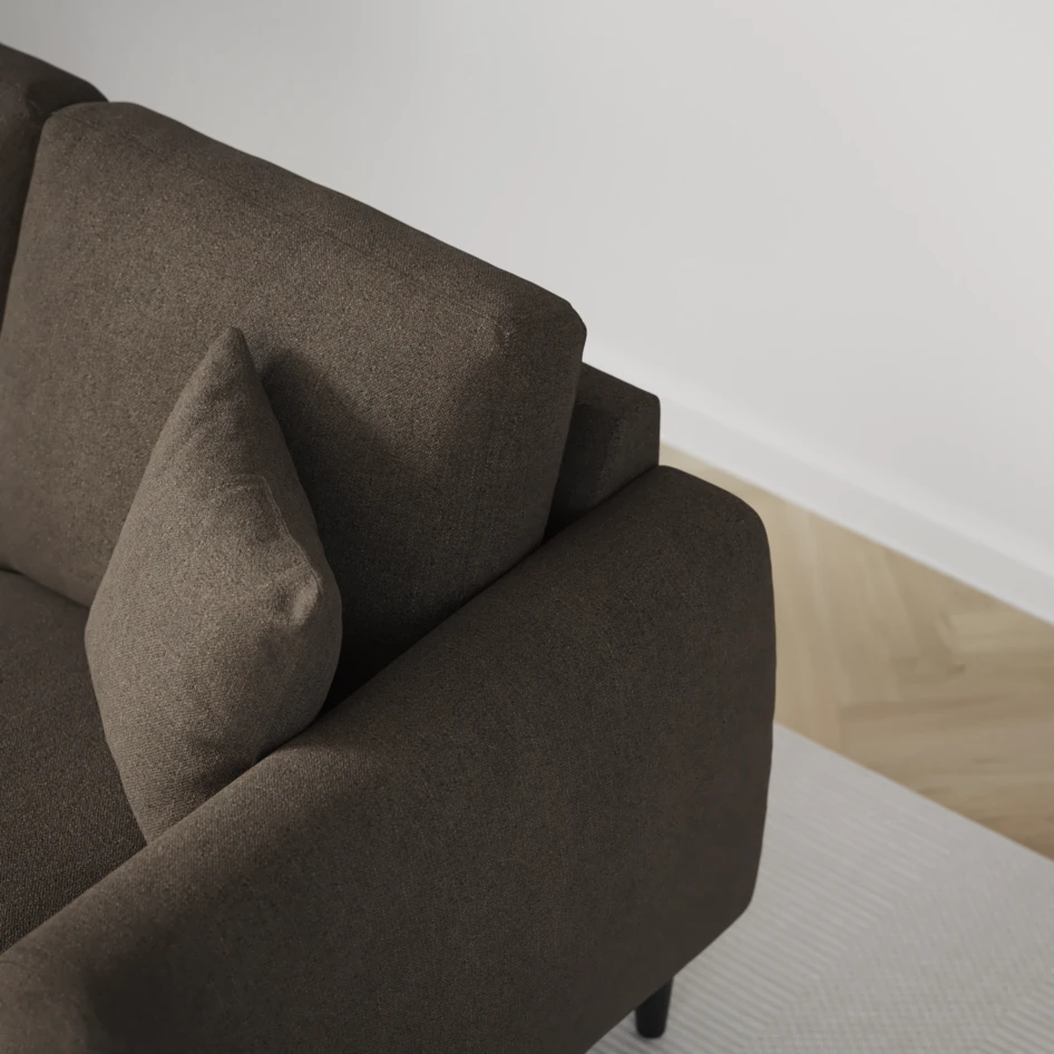 Eden - 2-sits soffa - Brun